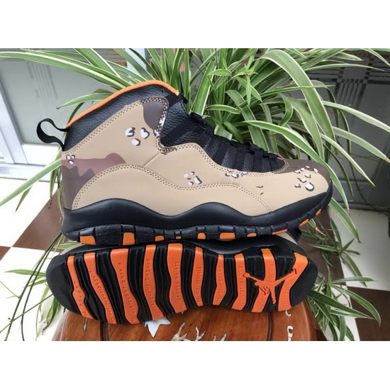 Men Air Jordan 10 Retro Men Shoes Grey Yellow camouflage Men Air Jordan 10 Retro Men Shoes Grey Yellow camouflage