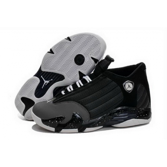 Air Jordan 14 Shoes 2015 Mens Black Grey