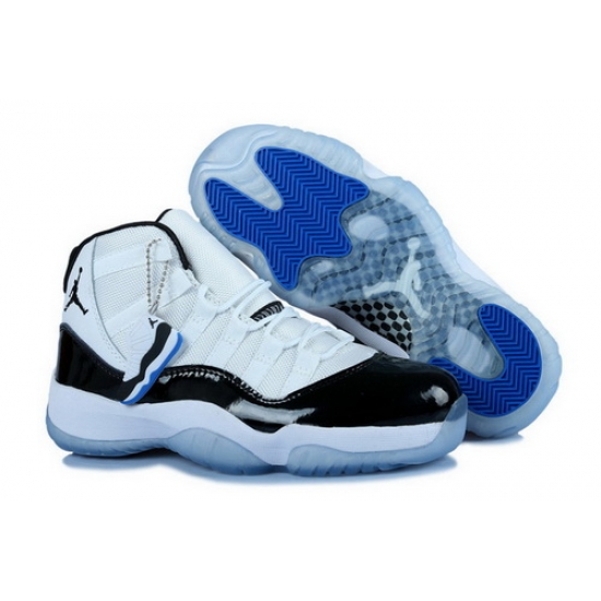 Air Jordan 11 Shoes 2014 Womens Grade AAA White Black Blue Air Jordan 11 Shoes 2014 Womens Grade AAA White Black Blue