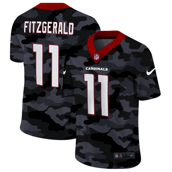Arizona Cardinals 11 Larry Fitzgerald Men Nike 2020 Black CAMO Vapor Untouchable Limited Stitched NFL Jersey Arizona Cardinals 11 Larry Fitzgerald Men Nike 2020 Black CAMO Vapor Untouchable Limited Stitched NFL Jersey