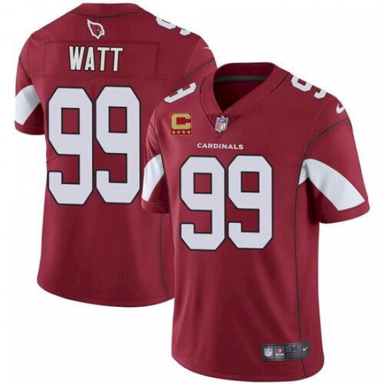 Men Arizona Cardinals 2022 #99 J.J. Watt Red With 4-star C Patch Vapor Untouchable Limited Stitched NFL Jersey Men Arizona Cardinals 2022 #99 J.J. Watt Red With 4-star C Patch Vapor Untouchable Limited Stitched NFL Jersey