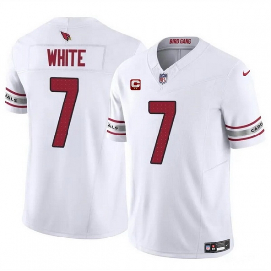 Men Arizona Cardinals 7 Kyzir White White 2024 F U S E With 2 Star C Patch Vapor Untouchable Limited Stitched Football Jersey Men Arizona Cardinals 7 Kyzir White White 2024 F U S E With 2 Star C Patch Vapor Untouchable Limited Stitched Football Jersey