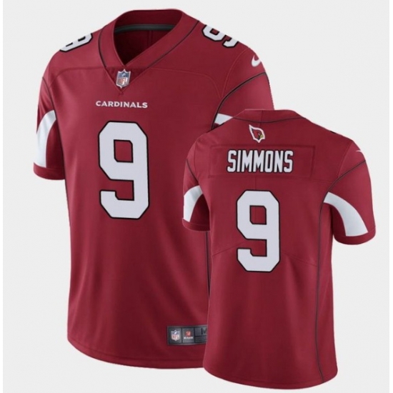 Men Arizona Cardinals 9 Isaiah Simmons Red Vapor Untouchable Limited Stitched Jersey Men Arizona Cardinals 9 Isaiah Simmons Red Vapor Untouchable Limited Stitched Jersey