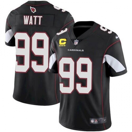 Men Arizona Cardinals 99 J J Watt 2022 Black With 4 Star C Patch Vapor Untouchable Limited Stitched Jersey Men Arizona Cardinals 99 J J Watt 2022 Black With 4 Star C Patch Vapor Untouchable Limited Stitched Jersey