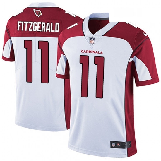 Men Nike Arizona Cardinals 11 Larry Fitzgerald White Vapor Untouchable Limited Player NFL Jersey Men Nike Arizona Cardinals 11 Larry Fitzgerald White Vapor Untouchable Limited Player NFL Jersey