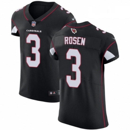 Men Nike Arizona Cardinals 3 Josh Rosen Black Alternate Vapor Untouchable Elite Player NFL Jersey Men Nike Arizona Cardinals 3 Josh Rosen Black Alternate Vapor Untouchable Elite Player NFL Jersey