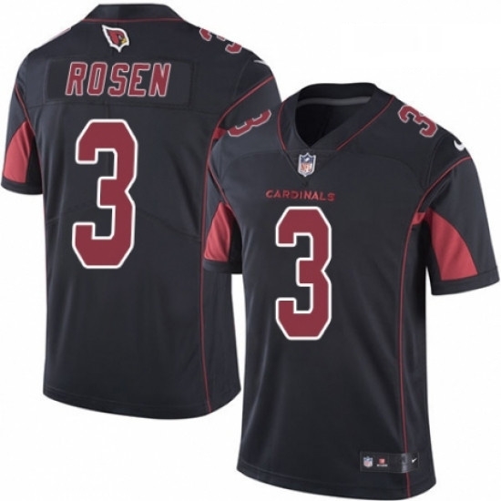 Men Nike Arizona Cardinals 3 Josh Rosen Limited Black Rush Vapor Untouchable NFL Jersey Men Nike Arizona Cardinals 3 Josh Rosen Limited Black Rush Vapor Untouchable NFL Jersey