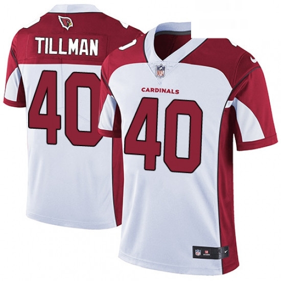 Men Nike Arizona Cardinals 40 Pat Tillman White Vapor Untouchable Limited Player NFL Jersey Men Nike Arizona Cardinals 40 Pat Tillman White Vapor Untouchable Limited Player NFL Jersey