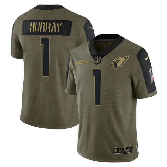 Men's Arizona Cardinals Kyler Murray Nike Olive 2021 Salute To Service Limited Player Jersey Men's Arizona Cardinals Kyler Murray Nike Olive 2021 Salute To Service Limited Player Jersey