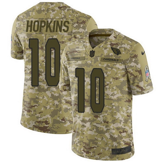 Nike Cardinals 10 DeAndre Hopkins Camo Men Stitched NFL Limited 2018 Salute To Service Jersey Nike Cardinals 10 DeAndre Hopkins Camo Men Stitched NFL Limited 2018 Salute To Service Jersey
