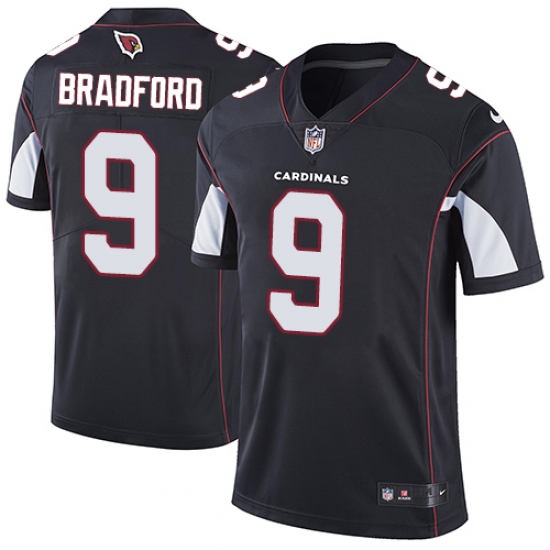 Nike Cardinals #9 Sam Bradford Black Alternate Mens Stitched NFL Vapor Untouchable Limited Jersey Nike Cardinals #9 Sam Bradford Black Alternate Mens Stitched NFL Vapor Untouchable Limited Jersey