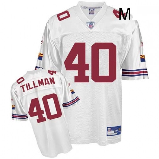 Reebok Arizona Cardinals 40 Pat Tillman White Authentic Throwback NFL Jersey Reebok Arizona Cardinals 40 Pat Tillman White Authentic Throwback NFL Jersey