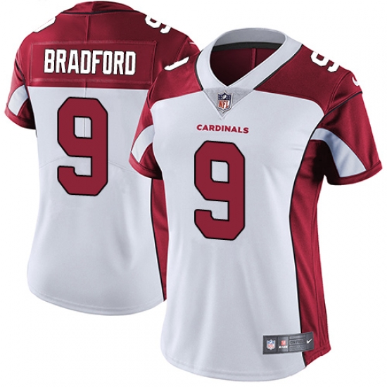 Nike Cardinals #9 Sam Bradford White Womens Stitched NFL Vapor Untouchable Limited Jersey Nike Cardinals #9 Sam Bradford White Womens Stitched NFL Vapor Untouchable Limited Jersey