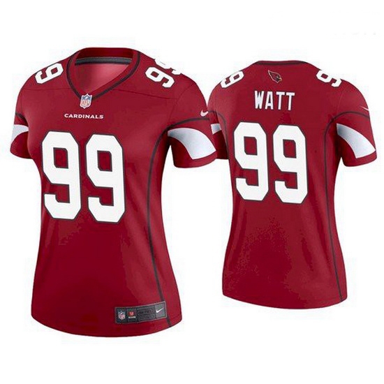Women Arizona Cardinals 99 J J Watt Red Jersey Women Arizona Cardinals 99 J J Watt Red Jersey