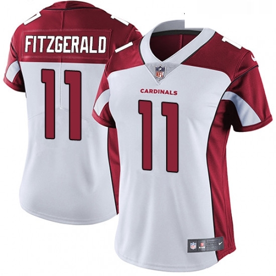 Womens Nike Arizona Cardinals 11 Larry Fitzgerald Elite White NFL Jersey Womens Nike Arizona Cardinals 11 Larry Fitzgerald Elite White NFL Jersey