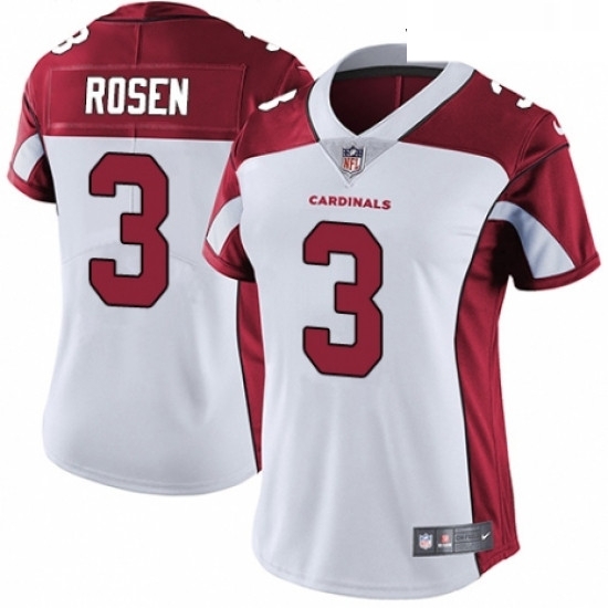 Womens Nike Arizona Cardinals 3 Josh Rosen White Vapor Untouchable Limited Player NFL Jersey Womens Nike Arizona Cardinals 3 Josh Rosen White Vapor Untouchable Limited Player NFL Jersey