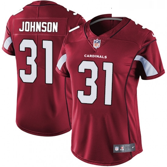 Womens Nike Arizona Cardinals 31 David Johnson Elite Red Team Color NFL Jersey Womens Nike Arizona Cardinals 31 David Johnson Elite Red Team Color NFL Jersey