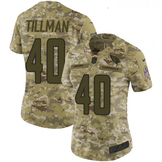 Womens Nike Arizona Cardinals 40 Pat Tillman Limited Camo 2018 Salute to Service NFL Jersey Womens Nike Arizona Cardinals 40 Pat Tillman Limited Camo 2018 Salute to Service NFL Jersey
