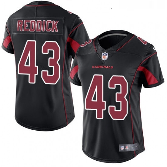 Womens Nike Arizona Cardinals 43 Haason Reddick Limited Black Rush Vapor Untouchable NFL Jersey Womens Nike Arizona Cardinals 43 Haason Reddick Limited Black Rush Vapor Untouchable NFL Jersey