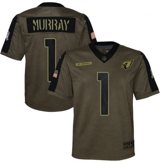 Youth Arizona Cardinals Kyler Murray Nike Olive 2021 Salute To Service Game Jersey Youth Arizona Cardinals Kyler Murray Nike Olive 2021 Salute To Service Game Jersey