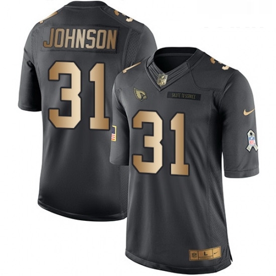 Youth Nike Arizona Cardinals 31 David Johnson Limited BlackGold Salute to Service NFL Jersey Youth Nike Arizona Cardinals 31 David Johnson Limited BlackGold Salute to Service NFL Jersey