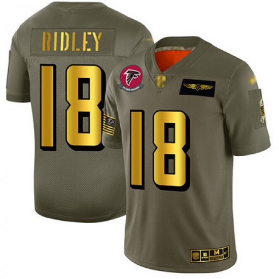 Falcons 18 Calvin Ridley Camo Gold Men Stitched Football Limited 2019 Salute To Service Jersey Falcons 18 Calvin Ridley Camo Gold Men Stitched Football Limited 2019 Salute To Service Jersey