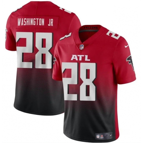 Men Atlanta Falcons 28 Carlos Washington Jr Red Black Vapor Untouchable Limited Stitched Football Jersey Men Atlanta Falcons 28 Carlos Washington Jr Red Black Vapor Untouchable Limited Stitched Football Jersey