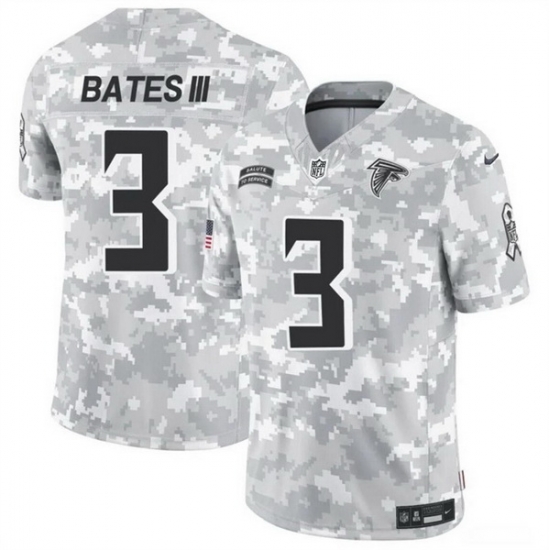 Men Atlanta Falcons 3 Jessie Bates III 2024 F U S E Arctic Camo Salute To Service Limited Stitched Football Jersey Men Atlanta Falcons 3 Jessie Bates III 2024 F U S E Arctic Camo Salute To Service Limited Stitched Football Jersey