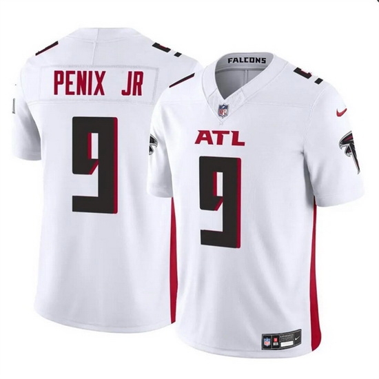 Men Atlanta Falcons 9 Michael Penix Jr White 2024 Draft F U S E Vapor Untouchable Limited Stitched Football Jersey Men Atlanta Falcons 9 Michael Penix Jr White 2024 Draft F U S E Vapor Untouchable Limited Stitched Football Jersey