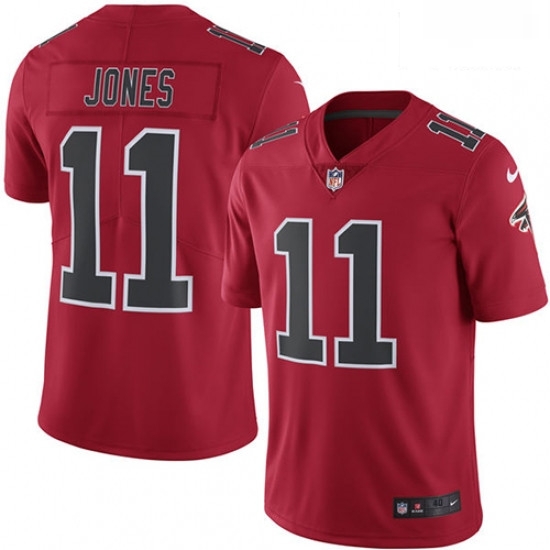 Men Nike Atlanta Falcons 11 Julio Jones Elite Red Rush Vapor Untouchable NFL Jersey Men Nike Atlanta Falcons 11 Julio Jones Elite Red Rush Vapor Untouchable NFL Jersey