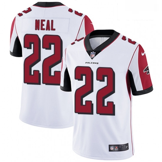 Men Nike Atlanta Falcons 22 Keanu Neal White Vapor Untouchable Limited Player NFL Jersey Men Nike Atlanta Falcons 22 Keanu Neal White Vapor Untouchable Limited Player NFL Jersey