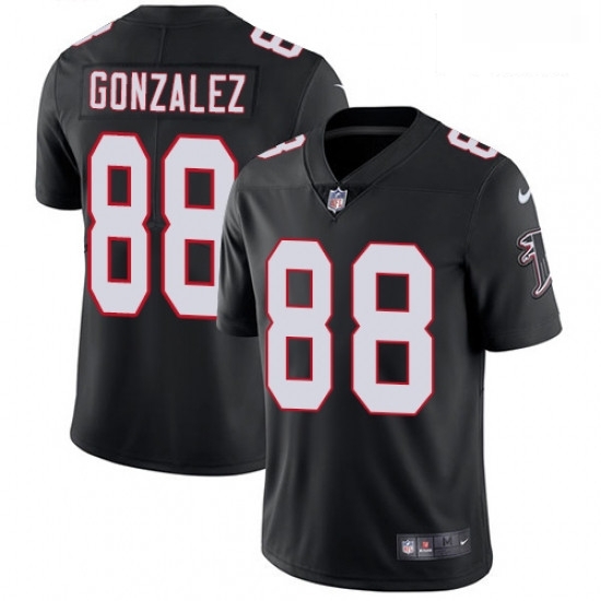 Men Nike Atlanta Falcons 88 Tony Gonzalez Black Alternate Vapor Untouchable Limited Player NFL Jersey Men Nike Atlanta Falcons 88 Tony Gonzalez Black Alternate Vapor Untouchable Limited Player NFL Jersey