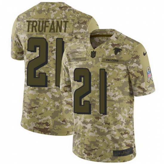 Nike Falcons #21 Desmond Trufant Camo Mens Stitched NFL Limited 2018 Salute To Service Jersey Nike Falcons #21 Desmond Trufant Camo Mens Stitched NFL Limited 2018 Salute To Service Jersey