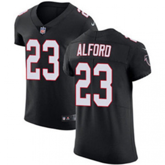 Nike Falcons #23 Robert Alford Black Alternate Mens Stitched NFL Vapor Untouchable Elite Jersey