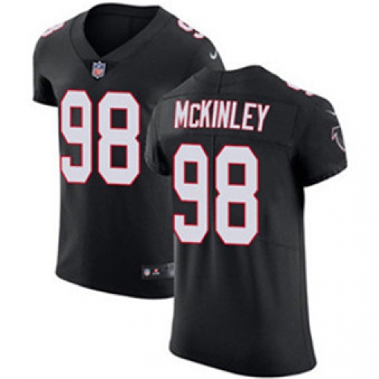 Nike Falcons #98 Takkarist McKinley Black Alternate Mens Stitched NFL Vapor Untouchable Elite Jersey Nike Falcons #98 Takkarist McKinley Black Alternate Mens Stitched NFL Vapor Untouchable Elite Jersey