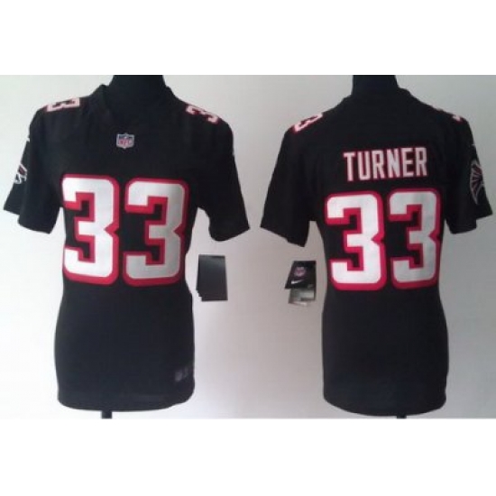 Women Nike Atlanta Falcons #33 Michael Turner Black NFL Jerseys Women Nike Atlanta Falcons #33 Michael Turner Black NFL Jerseys