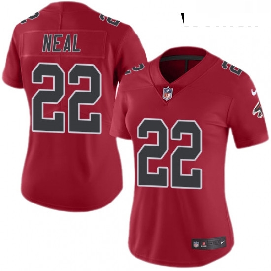 Womens Nike Atlanta Falcons 22 Keanu Neal Limited Red Rush Vapor Untouchable NFL Jersey Womens Nike Atlanta Falcons 22 Keanu Neal Limited Red Rush Vapor Untouchable NFL Jersey