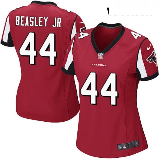 Womens Nike Atlanta Falcons 44 Vic Beasley Game Red Team Color NFL Jersey Womens Nike Atlanta Falcons 44 Vic Beasley Game Red Team Color NFL Jersey