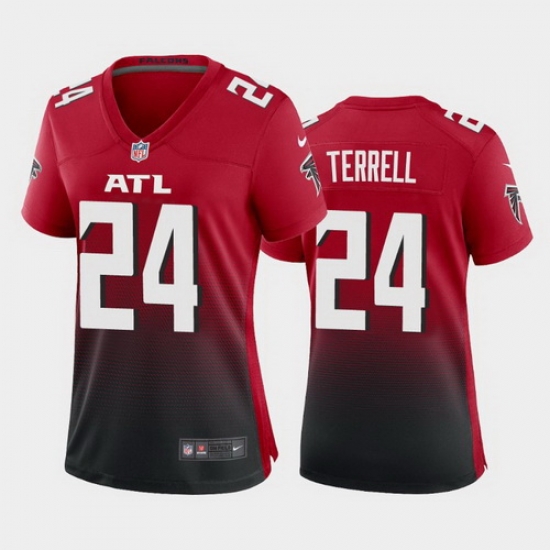 women a.j. terrell atlanta falcons red 2nd alternate game jersey 2020 women a.j. terrell atlanta falcons red 2nd alternate game jersey 2020
