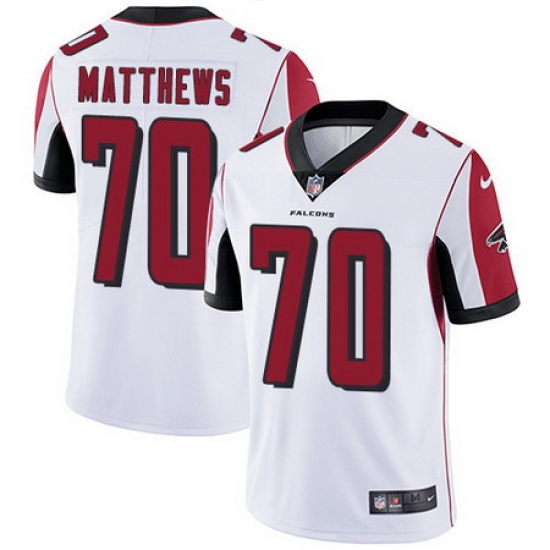 Falcons 70 Jake Matthews White Youth Stitched Football Vapor Untouchable Limited Jersey Falcons 70 Jake Matthews White Youth Stitched Football Vapor Untouchable Limited Jersey