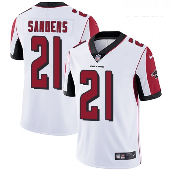 Youth Nike Atlanta Falcons 21 Deion Sanders White Vapor Untouchable Limited Player NFL Jersey Youth Nike Atlanta Falcons 21 Deion Sanders White Vapor Untouchable Limited Player NFL Jersey