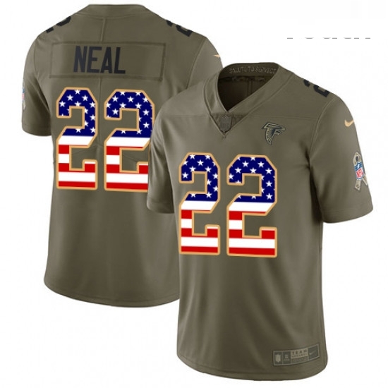 Youth Nike Atlanta Falcons 22 Keanu Neal Limited OliveUSA Flag 2017 Salute to Service NFL Jersey Youth Nike Atlanta Falcons 22 Keanu Neal Limited OliveUSA Flag 2017 Salute to Service NFL Jersey