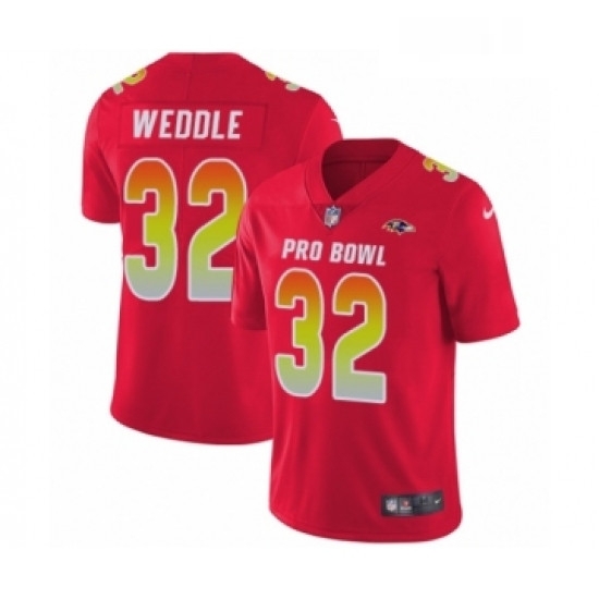 Mens Nike Baltimore Ravens 32 Eric Weddle Limited Red AFC 2019 Pro Bowl NFL Jersey Mens Nike Baltimore Ravens 32 Eric Weddle Limited Red AFC 2019 Pro Bowl NFL Jersey