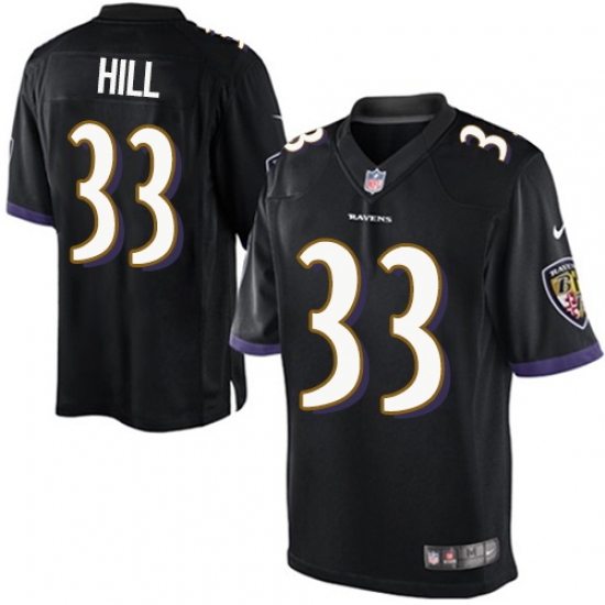 Nike Baltimore Ravens #33 Will Hill Black Alternate Men 27s Stitched NFL New Elite Jersey Nike Baltimore Ravens #33 Will Hill Black Alternate Men 27s Stitched NFL New Elite Jersey