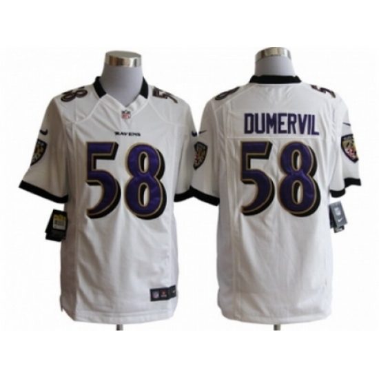 Nike Baltimore Ravens 58 Elvis Dumervil white Game NFL Jersey Nike Baltimore Ravens 58 Elvis Dumervil white Game NFL Jersey