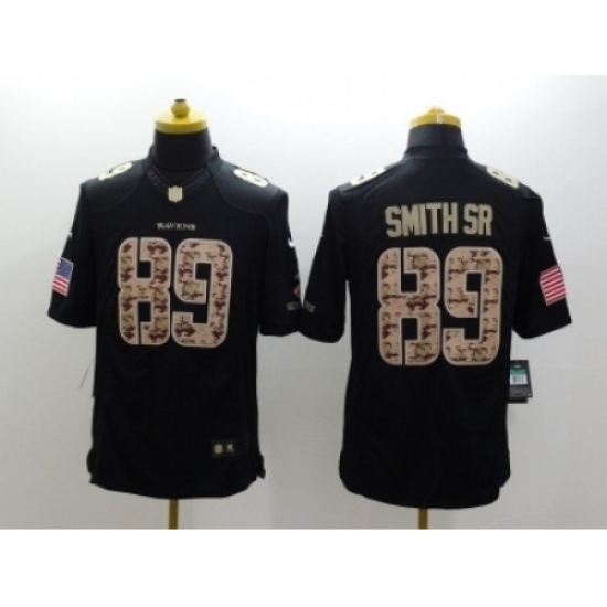 Nike Baltimore Ravens 89 Steve Smith Sr Black Limited Salute to Service NFL Jersey Nike Baltimore Ravens 89 Steve Smith Sr Black Limited Salute to Service NFL Jersey