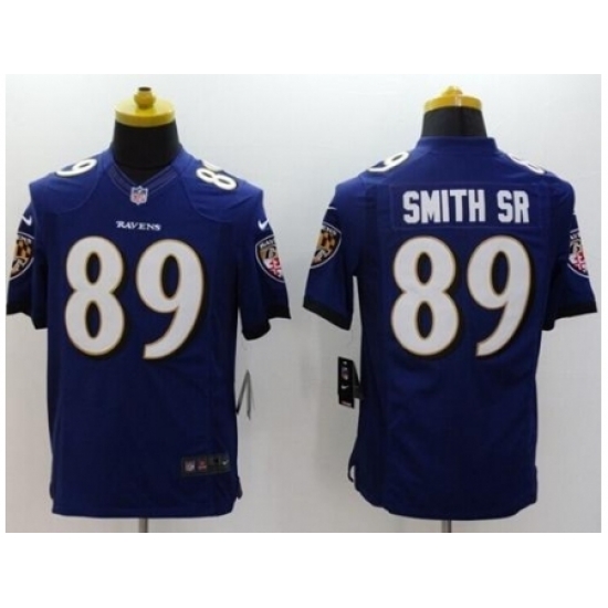 Nike Baltimore Ravens 89 Steve Smith Sr Purple Limited NFL Jersey Nike Baltimore Ravens 89 Steve Smith Sr Purple Limited NFL Jersey