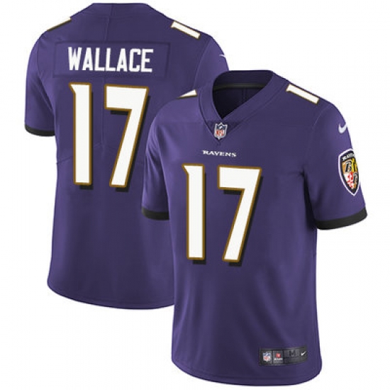 Nike Ravens #17 Mike Wallace Purple Team Color Mens Stitched NFL Vapor Untouchable Limited Jersey Nike Ravens #17 Mike Wallace Purple Team Color Mens Stitched NFL Vapor Untouchable Limited Jersey