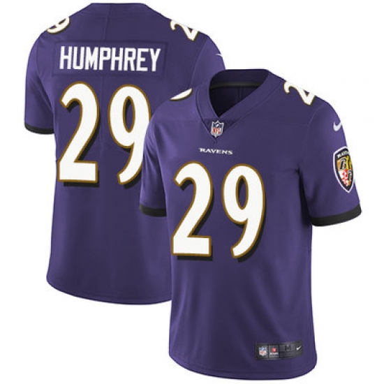 Nike Ravens #29 Marlon Humphrey Purple Team Color Mens Stitched NFL Vapor Untouchable Limited Jersey Nike Ravens #29 Marlon Humphrey Purple Team Color Mens Stitched NFL Vapor Untouchable Limited Jersey