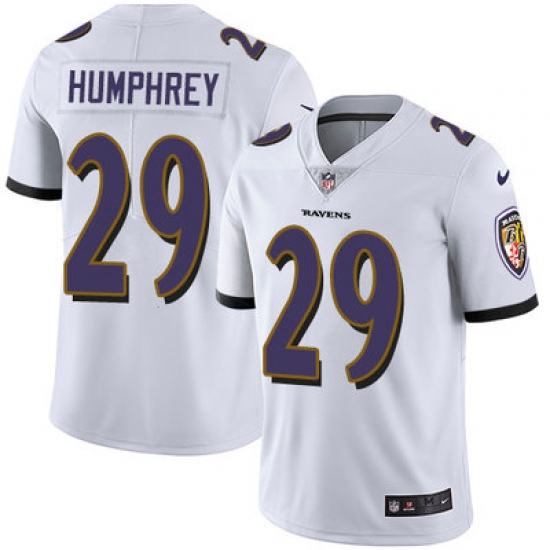 Nike Ravens #29 Marlon Humphrey White Mens Stitched NFL Vapor Untouchable Limited Jersey Nike Ravens #29 Marlon Humphrey White Mens Stitched NFL Vapor Untouchable Limited Jersey